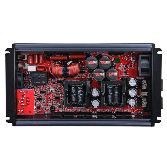 FRP Compact Full-Range Class D 1-Channel Amplifier 3,500 Watts Rms @ 1-Ohm Titanium
