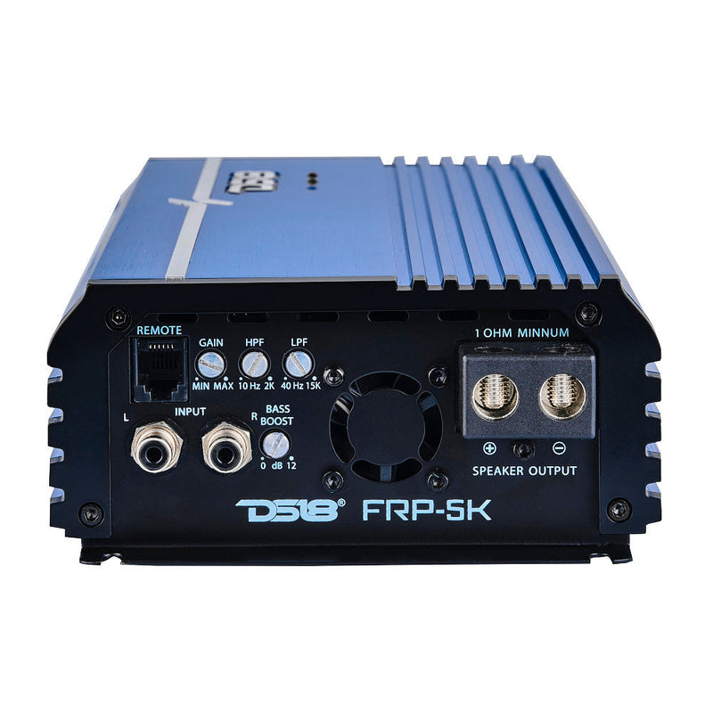 Load image into Gallery viewer, FRP Compact Full-Range Class D 1-Channel Amplifier 5,000 Watts Rms @ 1-Ohm Blue
