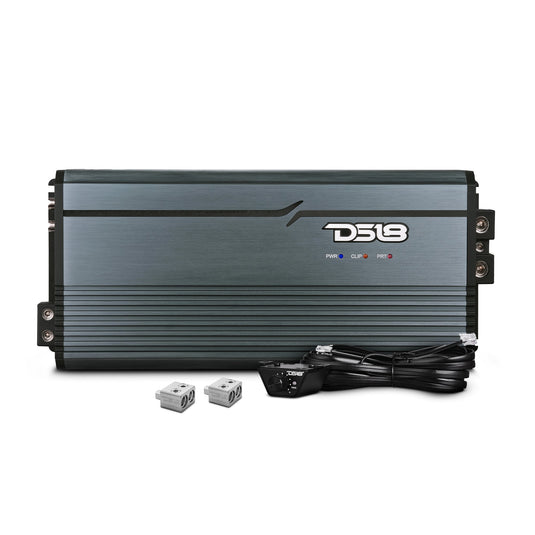 FRP Compact Full-Range Class D 1-Channel Amplifier 5,000 Watts Rms @ 1-Ohm Titanium
