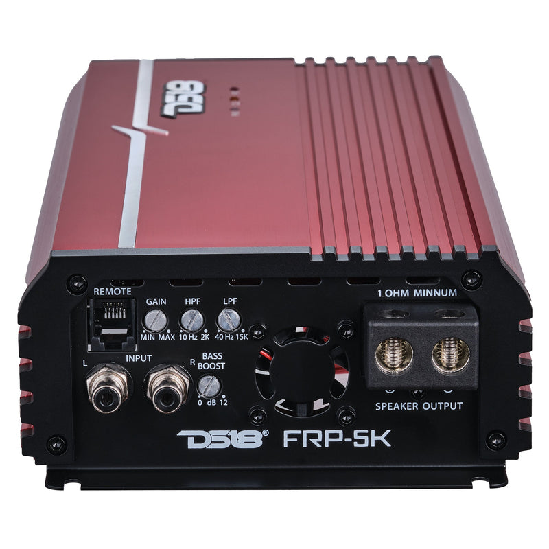 Load image into Gallery viewer, FRP Compact Full-Range Class D 1-Channel Amplifier 5,000 Watts Rms @ 1-Ohm Red
