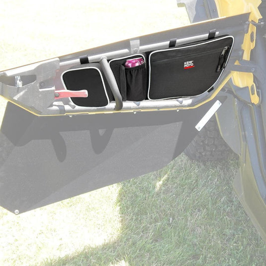 Rear View Side Mirrors & Door Strorage Bags for Can Am Maverick X3