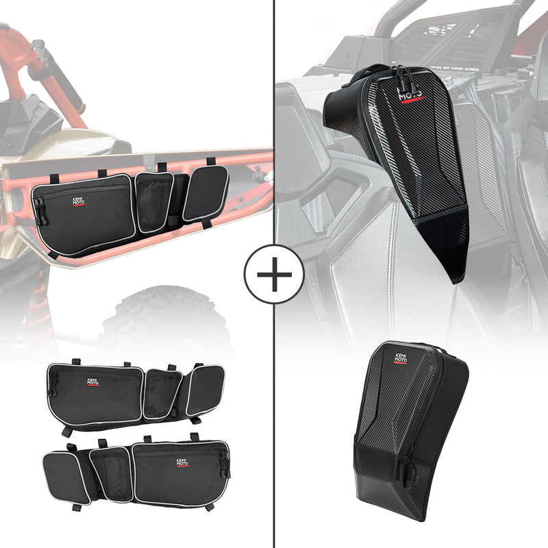 Load image into Gallery viewer, Front Door Bags &amp; Center Storage Bag for Can-Am Maverick X3
