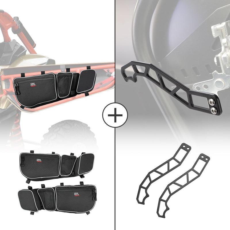 Load image into Gallery viewer, Front Door Bags &amp; Door Handle for Can-Am Maverick X3 / X3 Max

