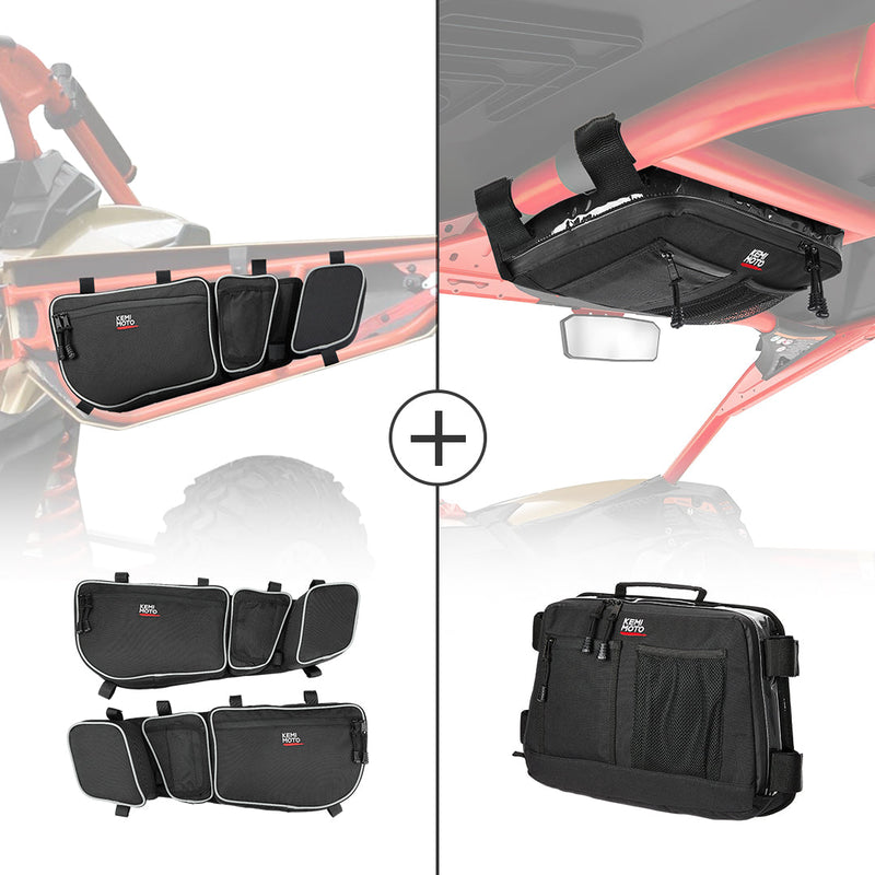 Load image into Gallery viewer, Front &amp; Roof Storage Bags for Can-Am Maverick X3
