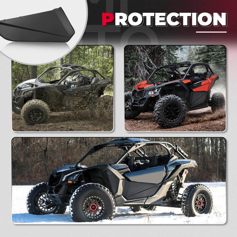 Load image into Gallery viewer, Front Lower Door Inserts &amp; Mud Fender Flares for Can-Am Maverick X3
