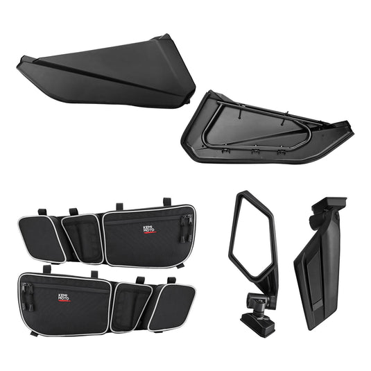 Door/ Door Bags / Rear Side Mirror Combo For Can Am Maverick X3 / Max Turbo R