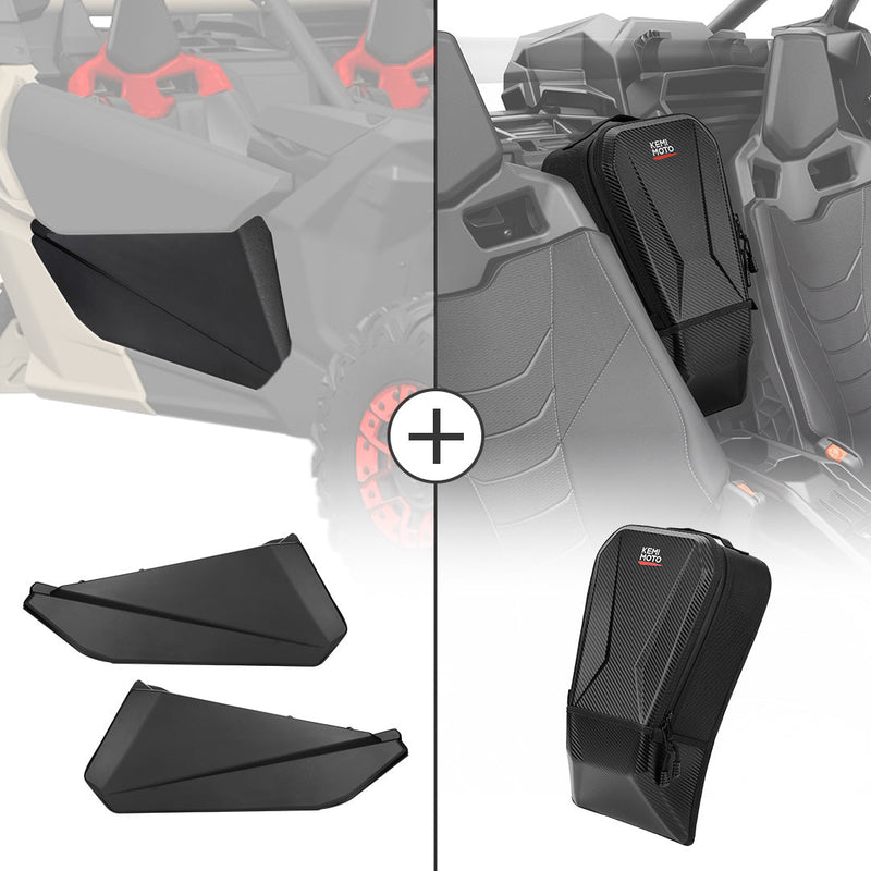 Load image into Gallery viewer, Front Lower Door Inserts &amp; Center Storage Bag For Can-Am Maverick X3

