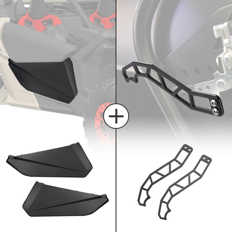 Load image into Gallery viewer, Front Lower Door Inserts &amp; Door Handle For Can-Am Maverick X3
