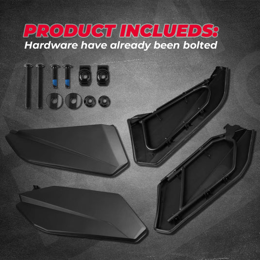 Lower Doors Panels & Door Strorage Bags For Can-Am Maverick X3 MAX