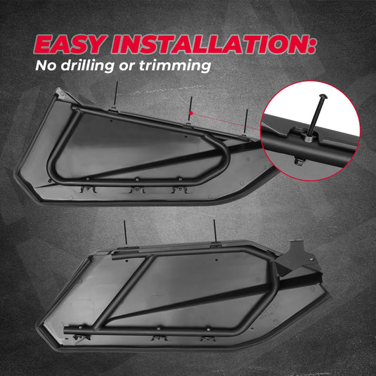 Lower Doors Panels & Door Strorage Bags For Can-Am Maverick X3 MAX