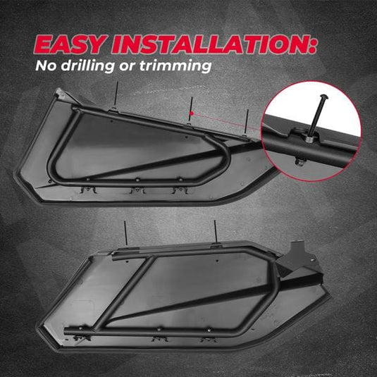 Lower Doors Panels Kit & Tablet Holder For Can-Am Maverick X3 MAX
