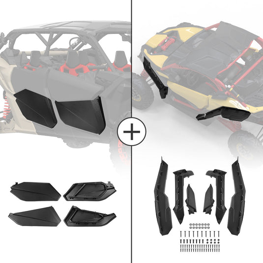 Door Panel & Mud Fender Flares For Can-Am Maverick X3 MAX