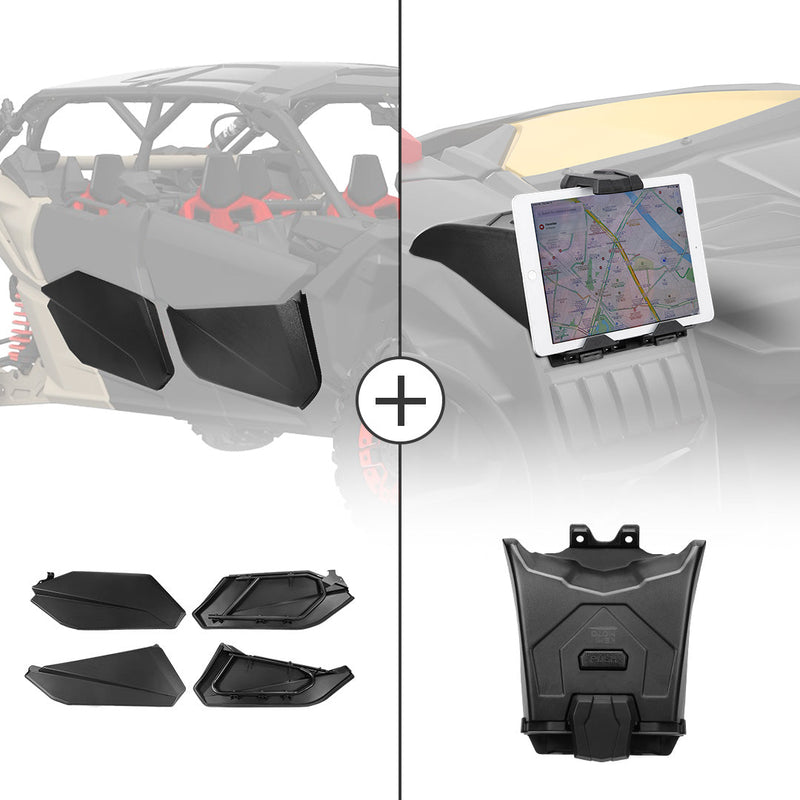 Load image into Gallery viewer, Lower Doors Panels Kit &amp; Tablet Holder For Can-Am Maverick X3 MAX

