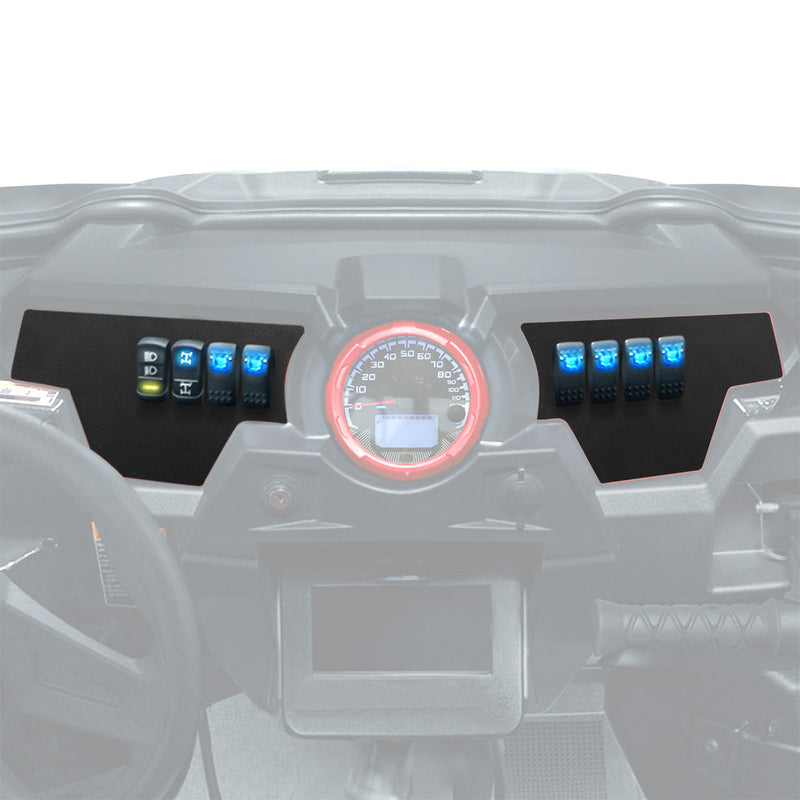 Load image into Gallery viewer, 2 Set 8 Switch Aluminum Dash Panel for Polaris RZR XP 1000
