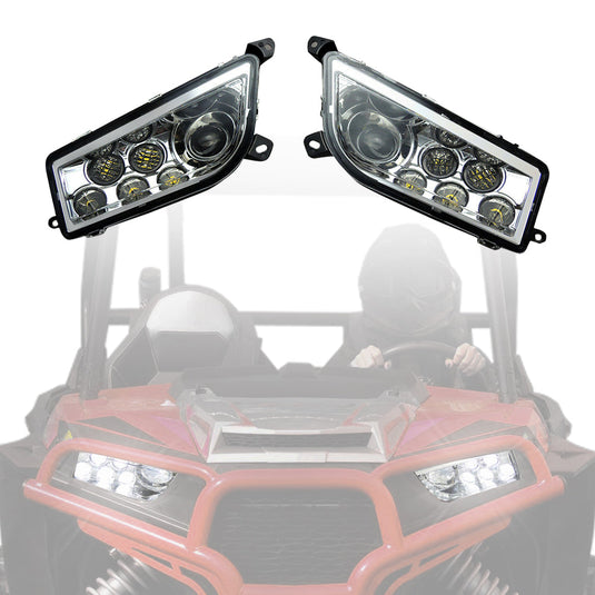 LED Headlight 30W for Polaris RZR XP 1000/Turbo/S 900 2014-2023