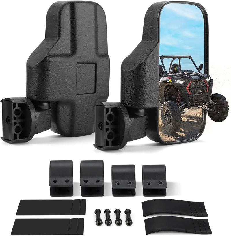 Load image into Gallery viewer, UTV 1.75"-2" Side View High Impact Convex Mirror for Can-am/Mule/Ranger/RZR
