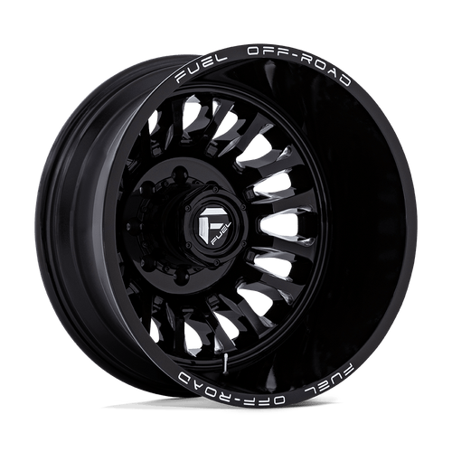 Fuel 1 Pc D868 Arc Dually Gloss Black Milled