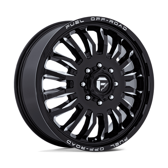 Fuel 1 Pc D868 Arc Dually Gloss Black Milled
