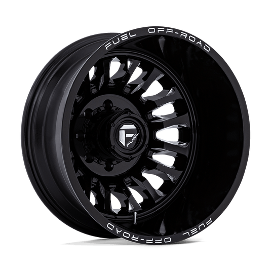 Fuel 1 Pc D868 Arc Dually Gloss Black Milled