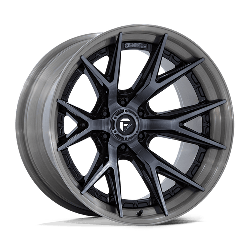 Fuel 1 Pc Fc402 Catalyst Gloss Black With Brushed Gray Tint Face & Lip