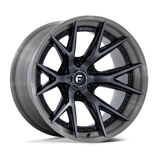 Fuel 1 Pc Fc402 Catalyst Gloss Black With Brushed Gray Tint Face & Lip