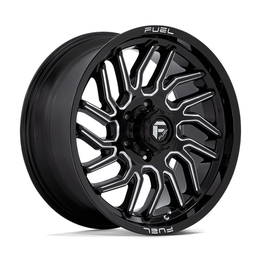 Fuel 1 Pc D807 Hurricane Gloss Black Milled