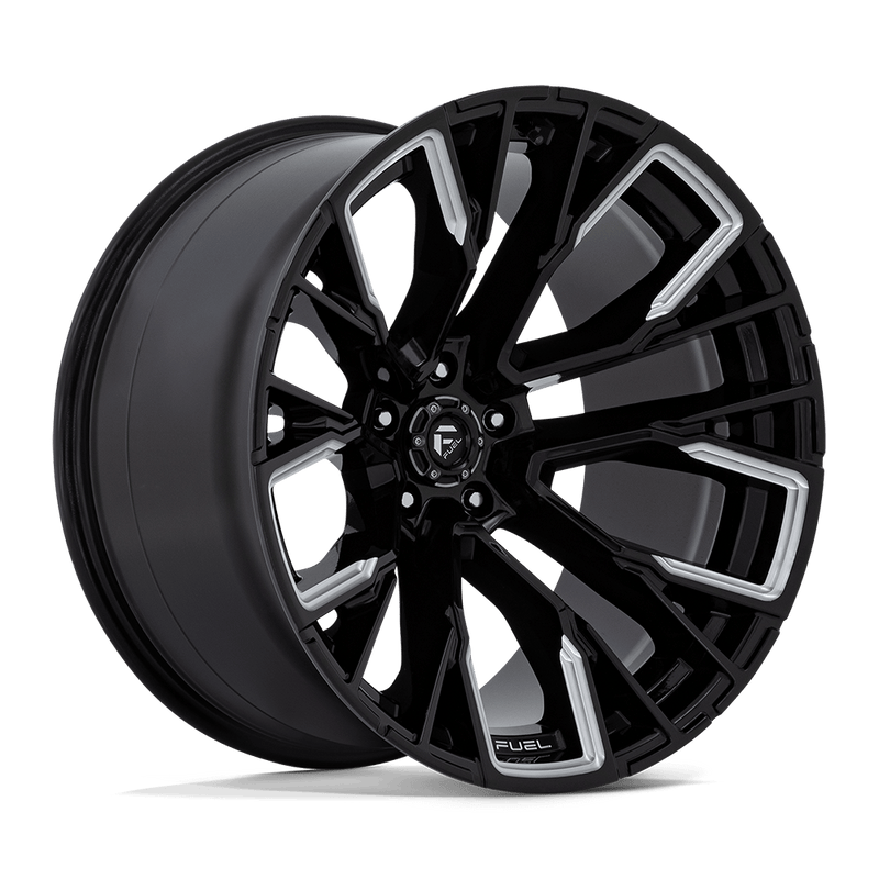 Load image into Gallery viewer, Fuel 1 Pc D849 Rebar Gloss Black Milled
