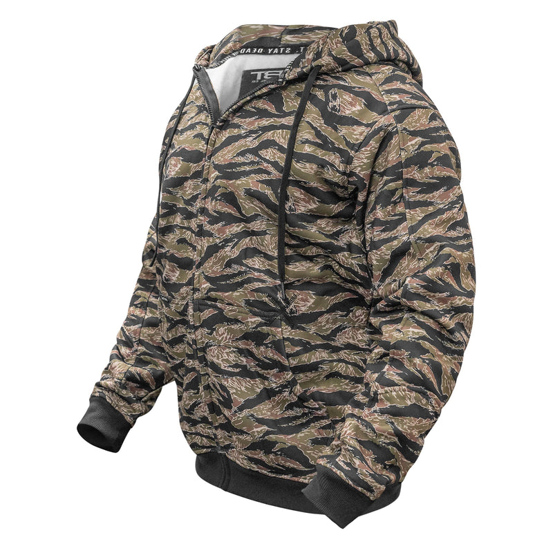 Load image into Gallery viewer, Men&#39;s Zip Up Fleece Lined Hoodie 2.0
