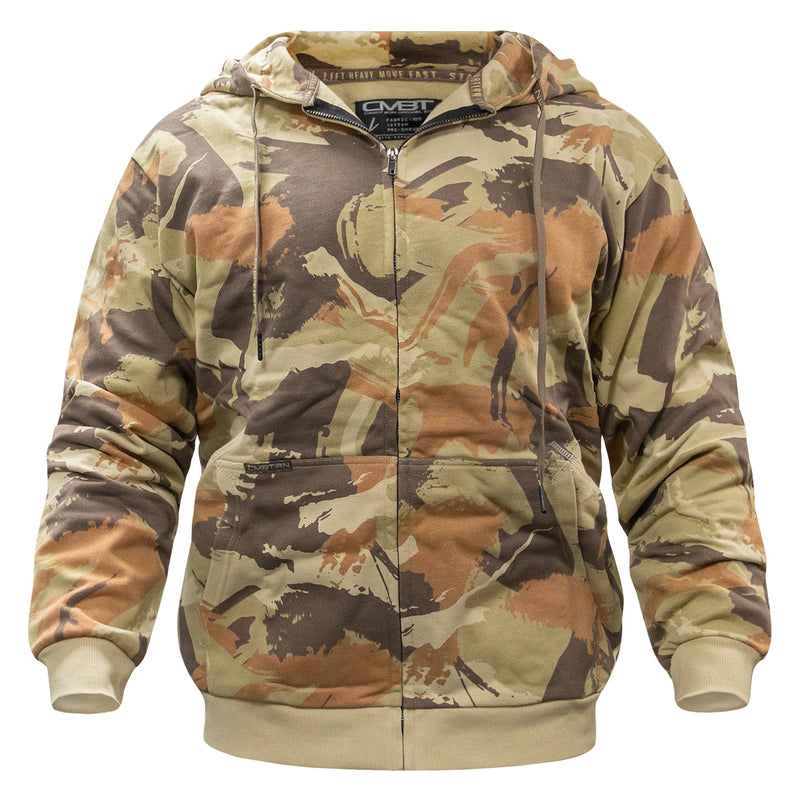 Load image into Gallery viewer, Men&#39;s Fleece Lined Zip Up Hoodie
