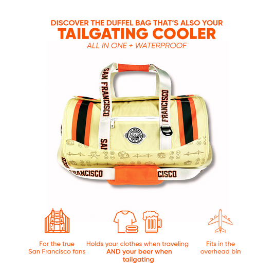 San Francisco Baseball Duffel Cooler