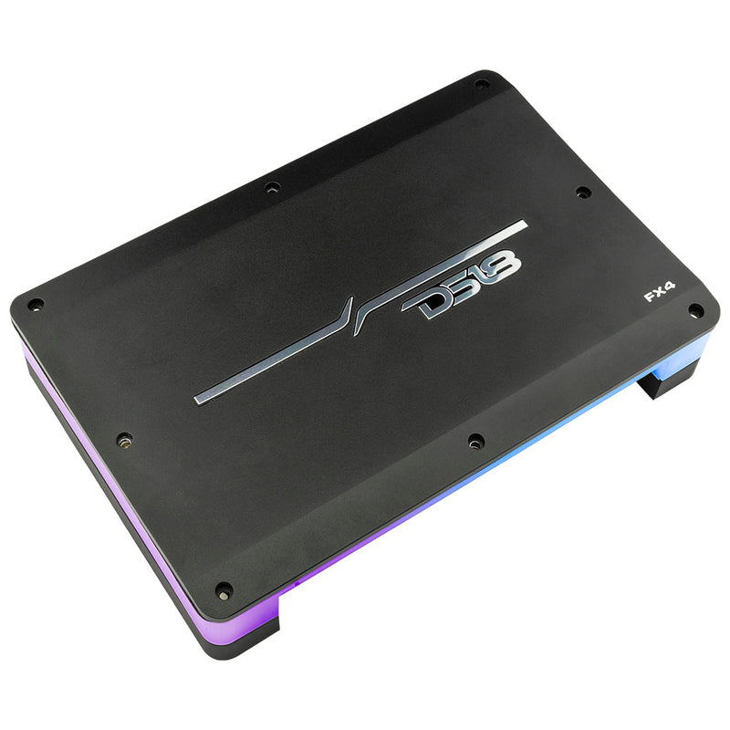 Load image into Gallery viewer, Flush Mount / Surface Mount 4 Channel Class D Amplifier With Acrylic Cover for Custom Installation 4 X 180 Watts RMS @ 4 Ohm
