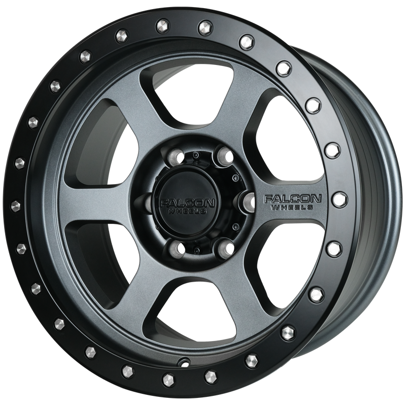 Load image into Gallery viewer, T1 - Matte Gunmetal 17x9
