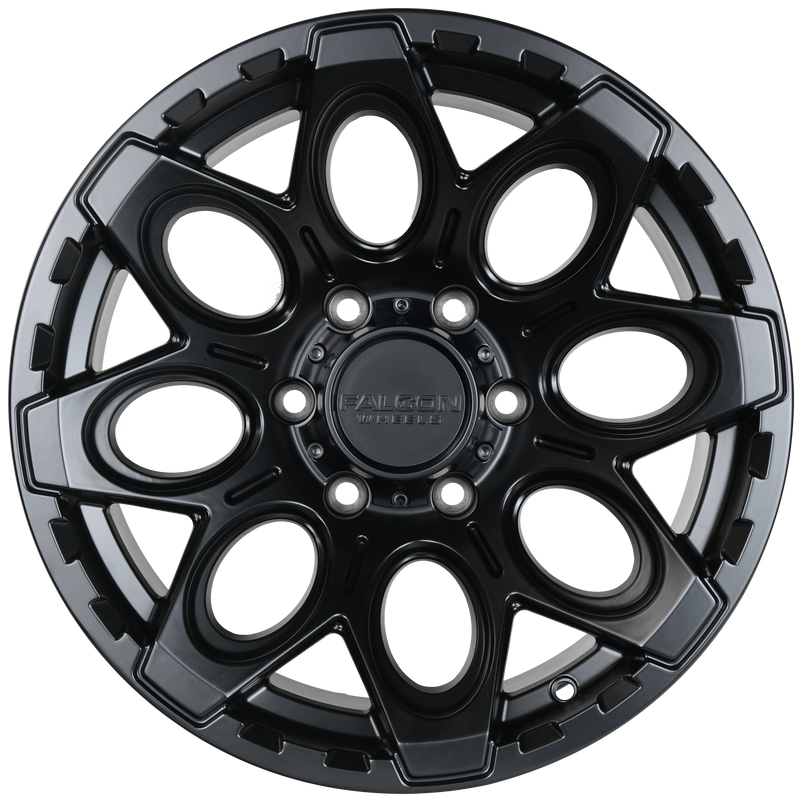 Load image into Gallery viewer, T6 - Matte Black 17x9

