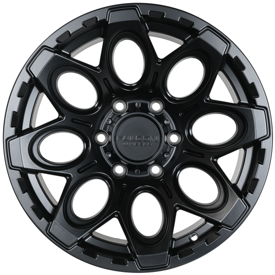T6 - Matte Black 17x9