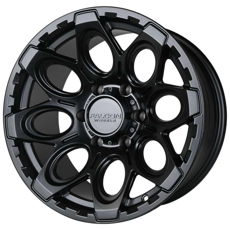 Load image into Gallery viewer, T6 - Matte Black 17x9
