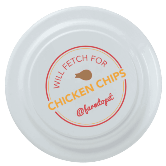 Will Fetch for Chicken Chips Dog Frisbee - Skoutley Outdoors LLC