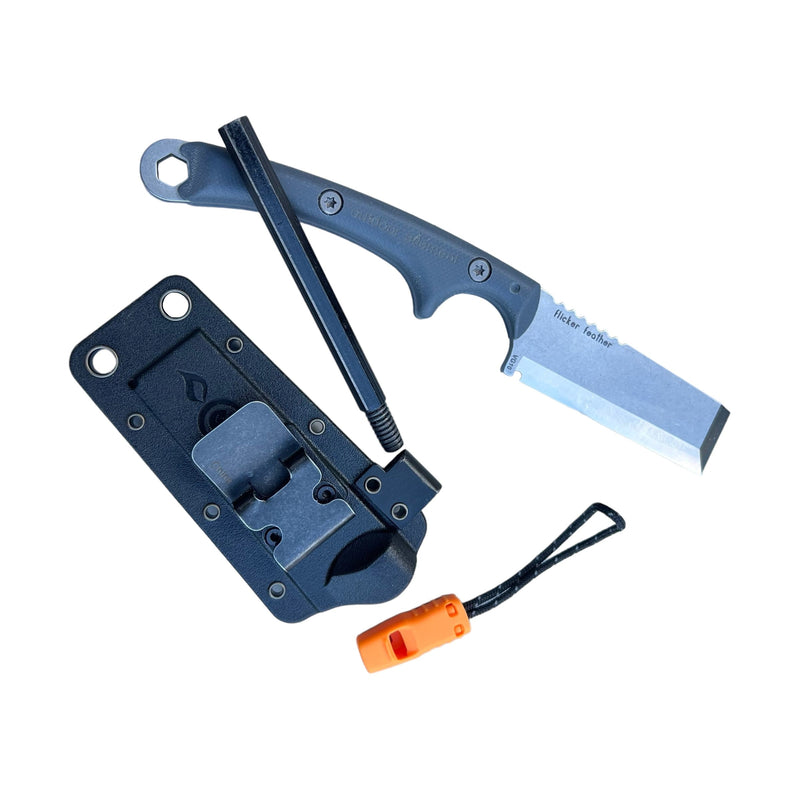 Load image into Gallery viewer, Flicker Feather Survival EDC Chisel Blade
