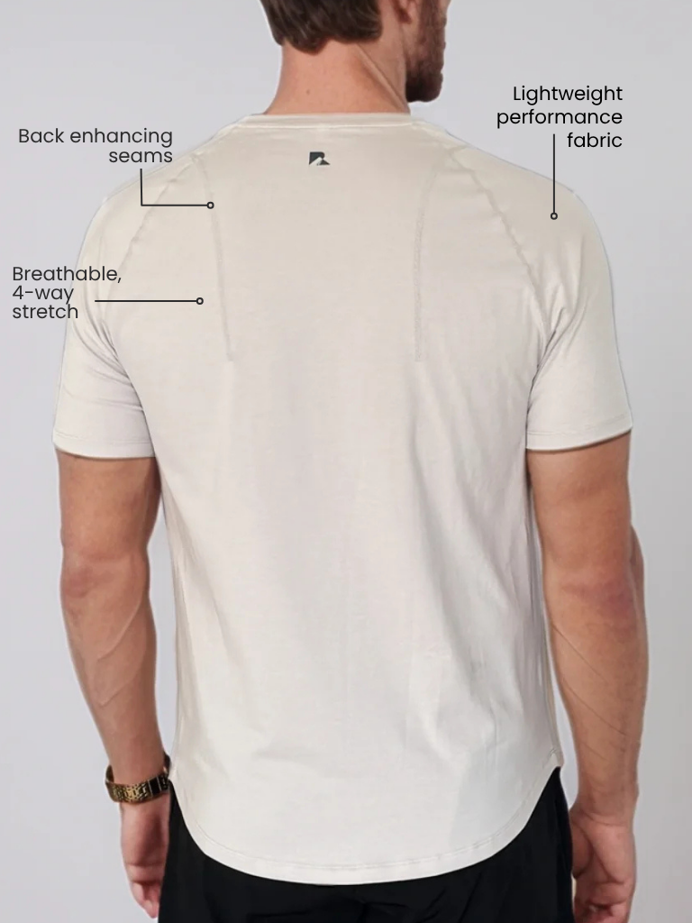 Load image into Gallery viewer, AirFlow Definition Tee Beige
