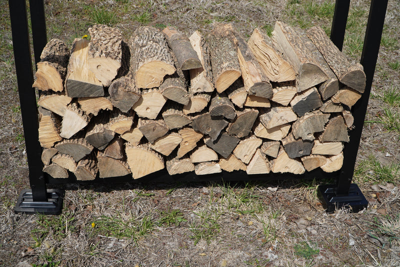 Load image into Gallery viewer, Firewood Rack Support Bases   Black or Brown  Woodhaven
