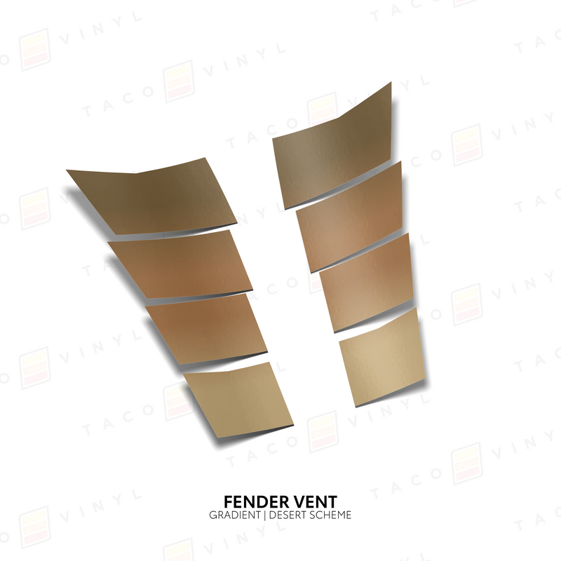 Load image into Gallery viewer, 2024+ Tacoma/2025+ 4Runner Gradient Fender Vents
