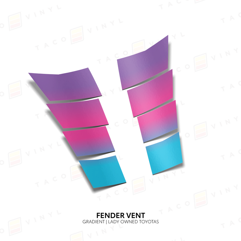 Load image into Gallery viewer, 2024+ Tacoma/2025+ 4Runner Gradient Fender Vents
