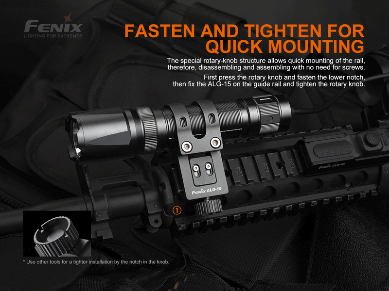 Load image into Gallery viewer, Fenix ALG-15 Tactical Rail Mount
