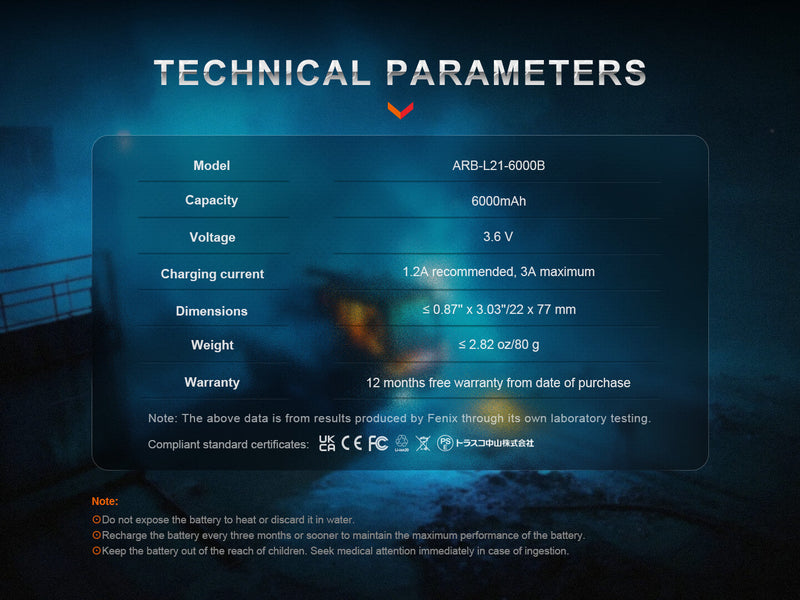 Load image into Gallery viewer, Fenix ARB-L21-6000B Rechargeable Powerbank Battery
