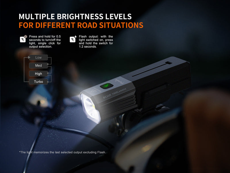 Load image into Gallery viewer, Fenix BC22R High-Performance Road Bike Light
