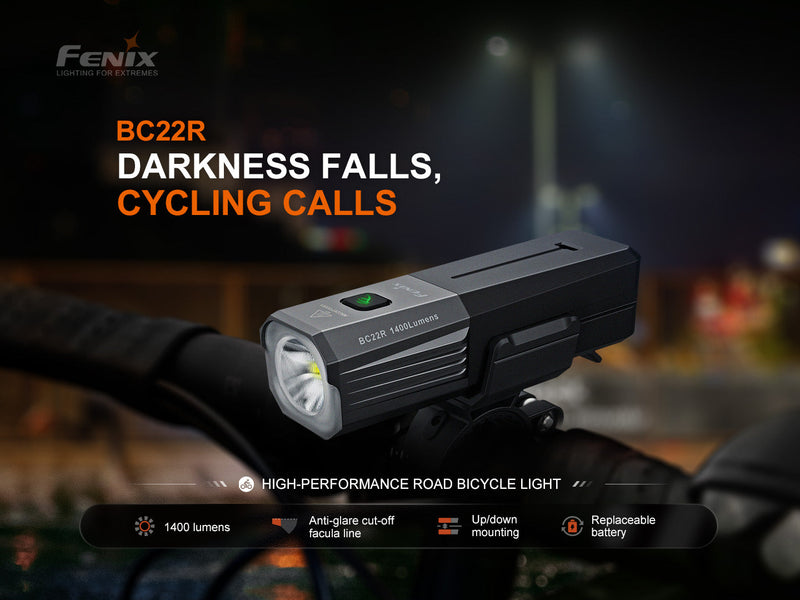 Load image into Gallery viewer, Fenix BC22R High-Performance Road Bike Light
