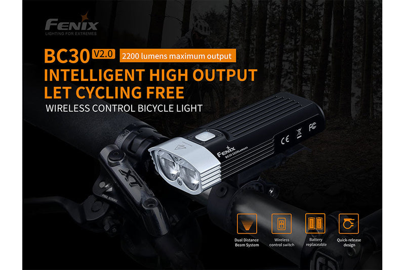 Load image into Gallery viewer, Fenix BC30 V2 LED Bike Light
