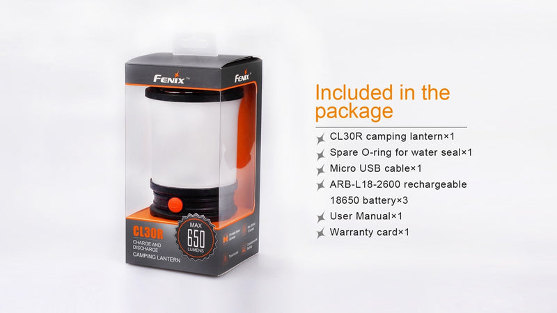 Load image into Gallery viewer, Fenix CL30R LED Camping Lantern
