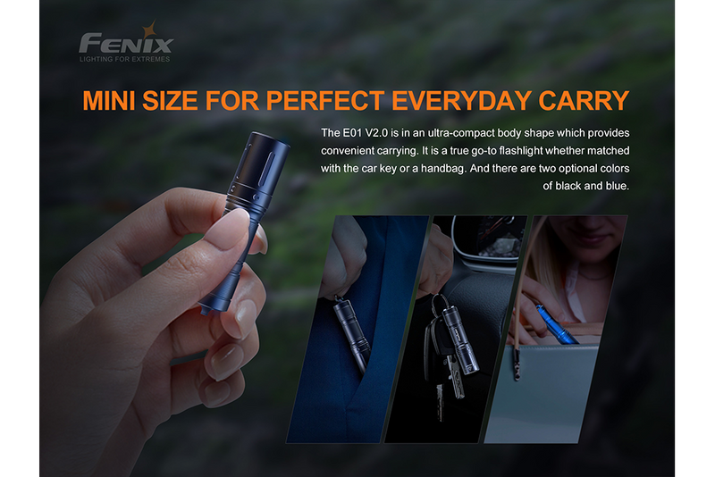 Load image into Gallery viewer, Fenix E01 V2.0 AAA LED Flashlight
