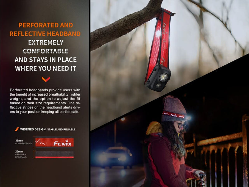 Load image into Gallery viewer, Fenix HL16 Lightweight Outdoor Hiking LED Headlamp
