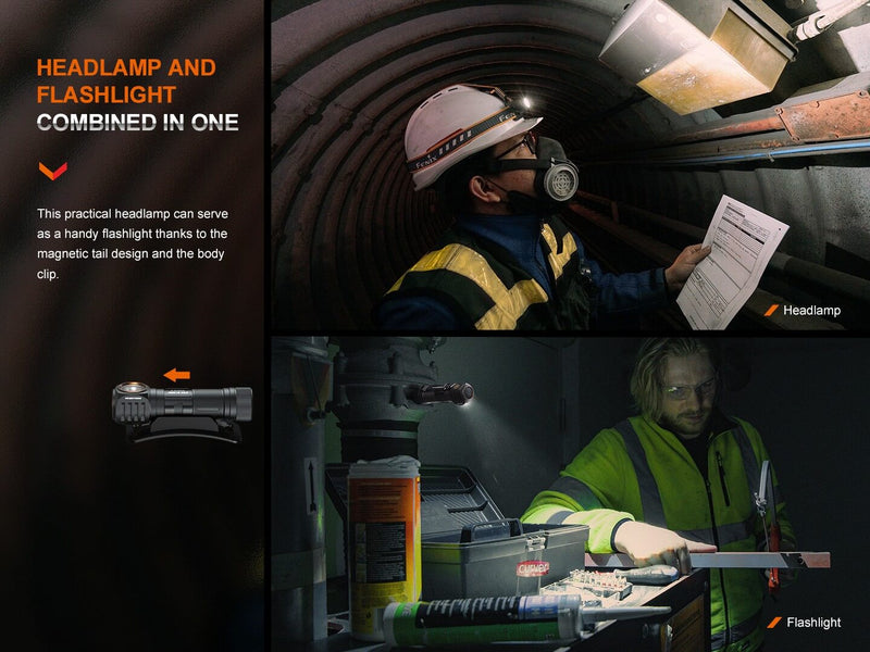 Load image into Gallery viewer, Fenix HM61R V2 Rechargeable LED Headlamp - 1600 Lumens
